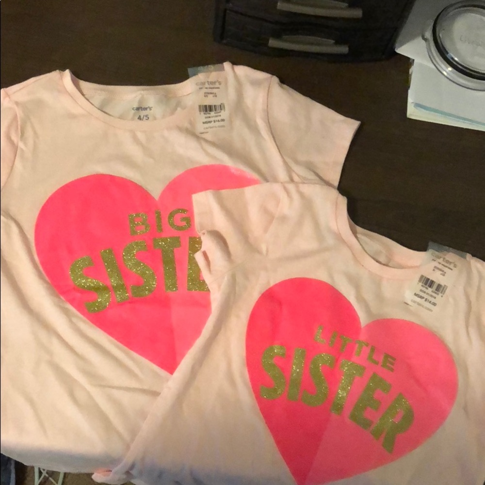 Big and little sis tees